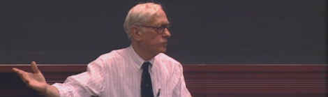 Chris Christensen teaching at Harvard (The Art of Discussion, 2007)